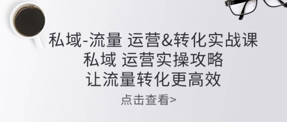 私域-流量 运营转化实操课：私域 运营实操攻略 让流量转化更高效