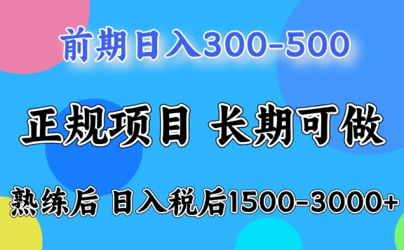 日入500+,周末收益1500-2000,下个月就是元旦了,上手后收益会越来越高