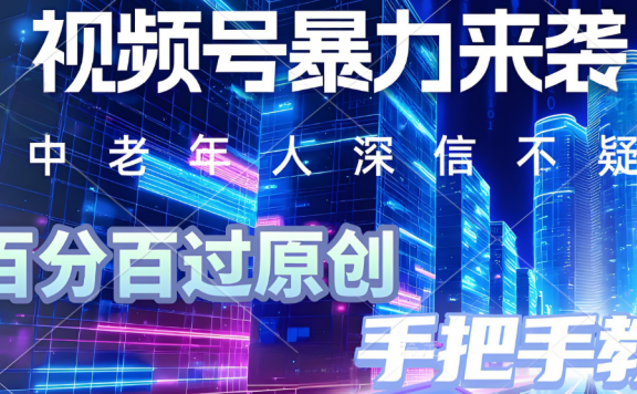 视频号小众暴力赛道,最新带货玩法,小白也能轻松日入500+ 保姆及教程