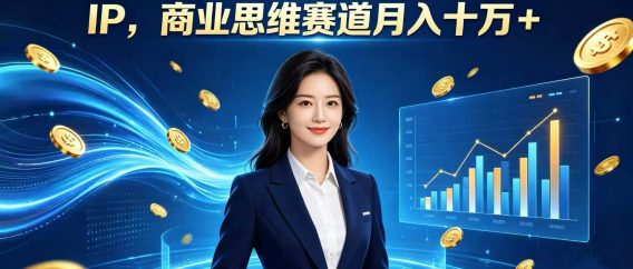不用真人出镜！打造 AI 美女讲师 IP，商业思维赛道月入十万 +