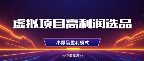 淘宝虚拟店铺高利润玩法，高客单选品技巧，单店月入1W+！