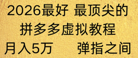 拼多多虚拟店懒人运营法：机器人包办回复发货，月入5W+教程！